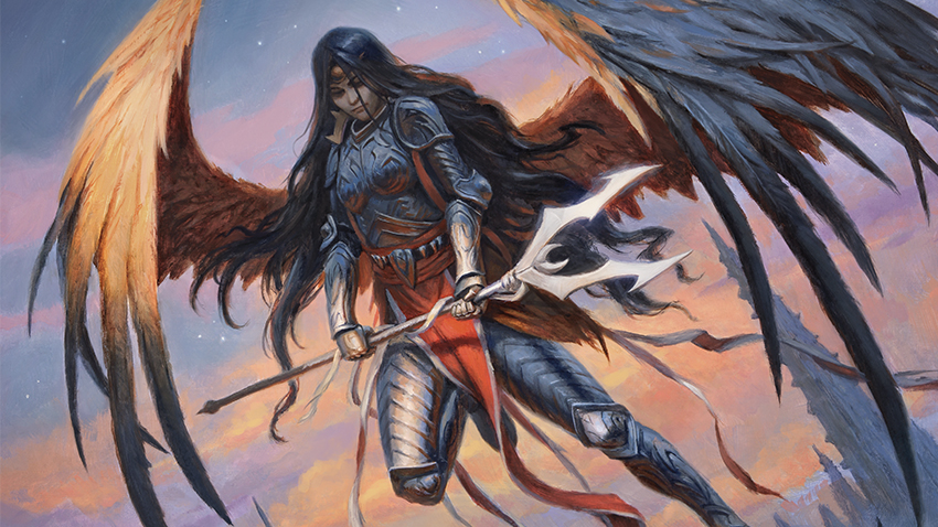 Liesa, Arcanjo Esquecida | Arte por: Dmitry Burmak